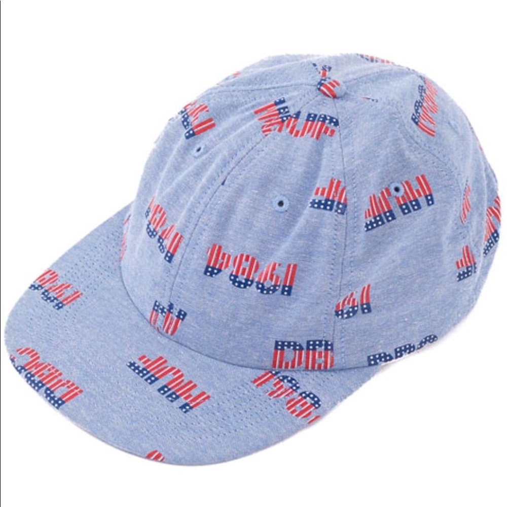 NWT HUF HAT INDIGO 1984 | 6 PANEL |